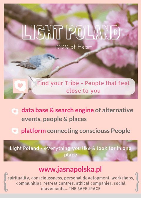 Light Poland high vibrational search engine, data base of conscious, spiritual, alternative events, workshops, places, spiritual blog, spiritual blogging, spiritual writing, mindfulness, energy, soul, positive energy