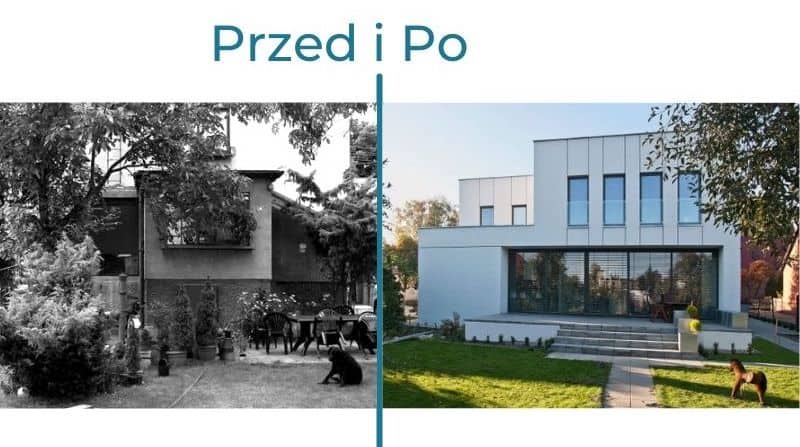 dom kostka po przebudowie