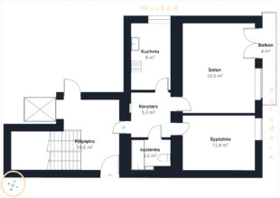 Sopot Centrum | 50,3 m² | 2 pokoje | jasna kuchnia | balkon | parking